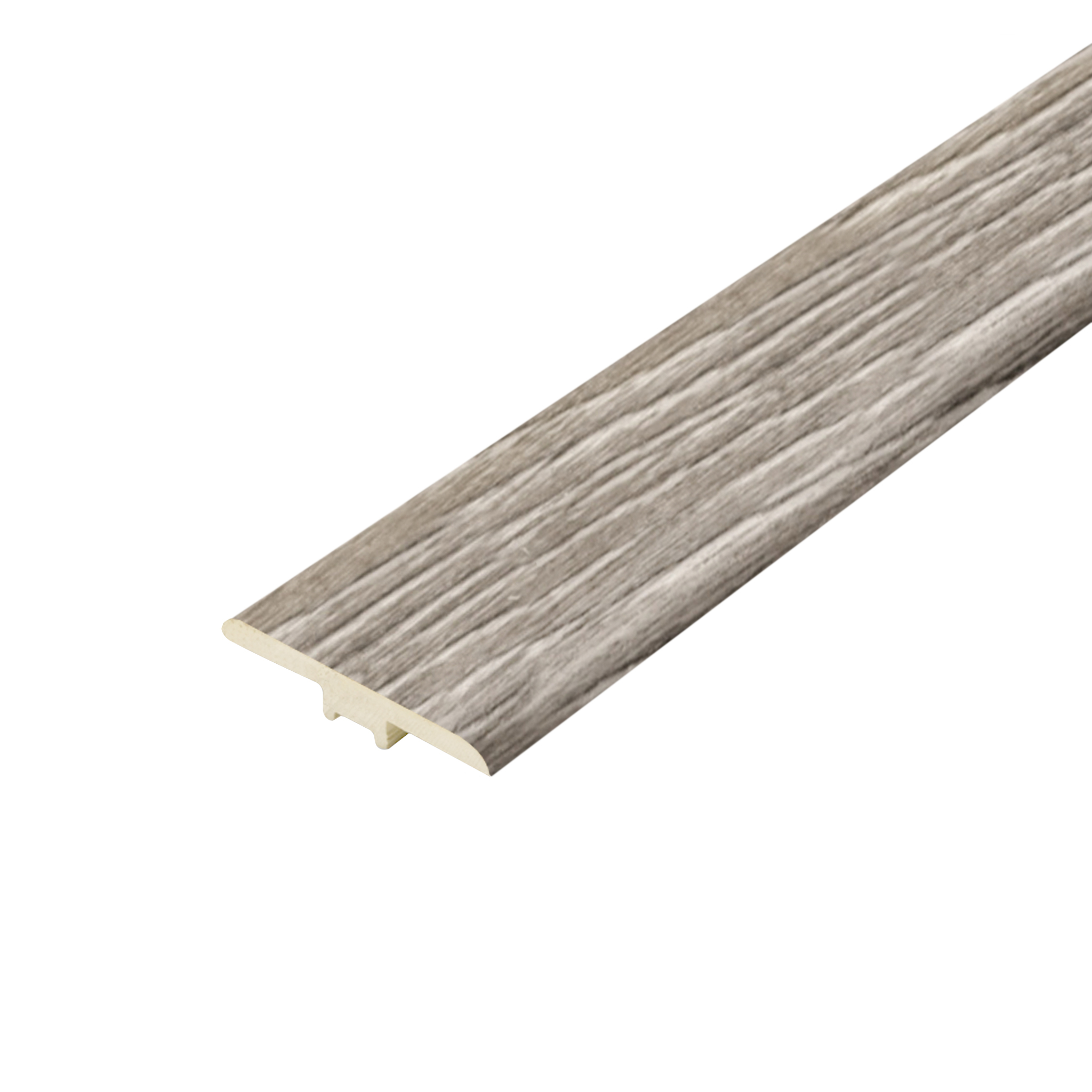 Pro-Tek C706 Regents Grey T-Profile - A detailed view of the Regents Grey T-Profile, showcasing the versatile and elegant design for seamless transitions between flooring sections.