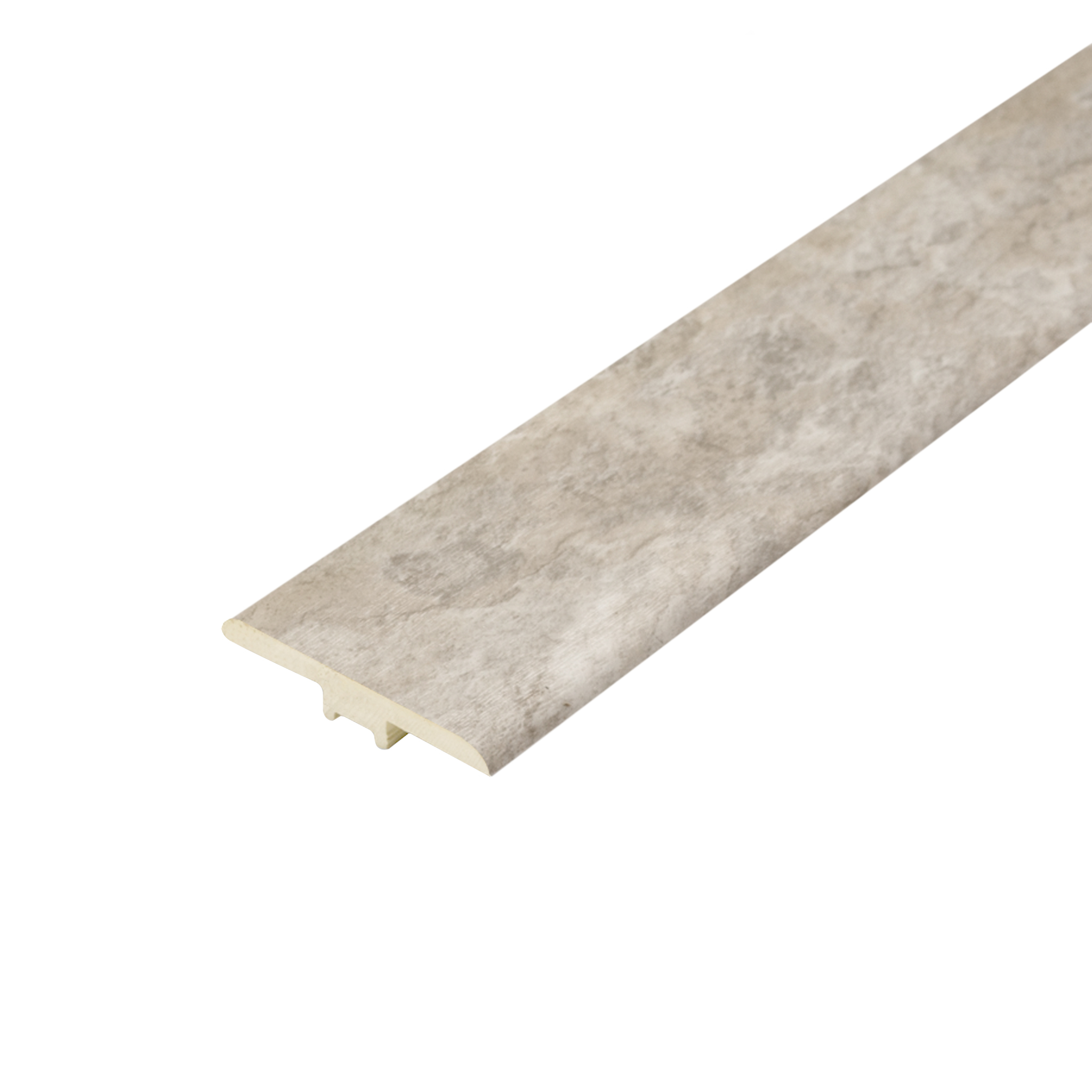 Natural Slate T-Profile: A close-up image of a T-profile transition strip made from natural slate, showcasing its textured surface and earthy colour tones, designed to seamlessly connect different flooring types.