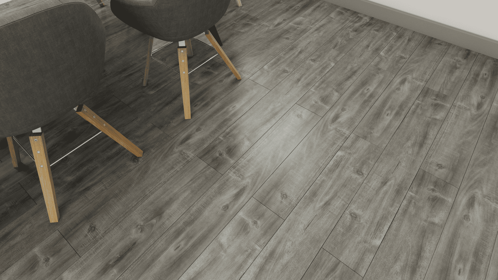 LVT floor dining room