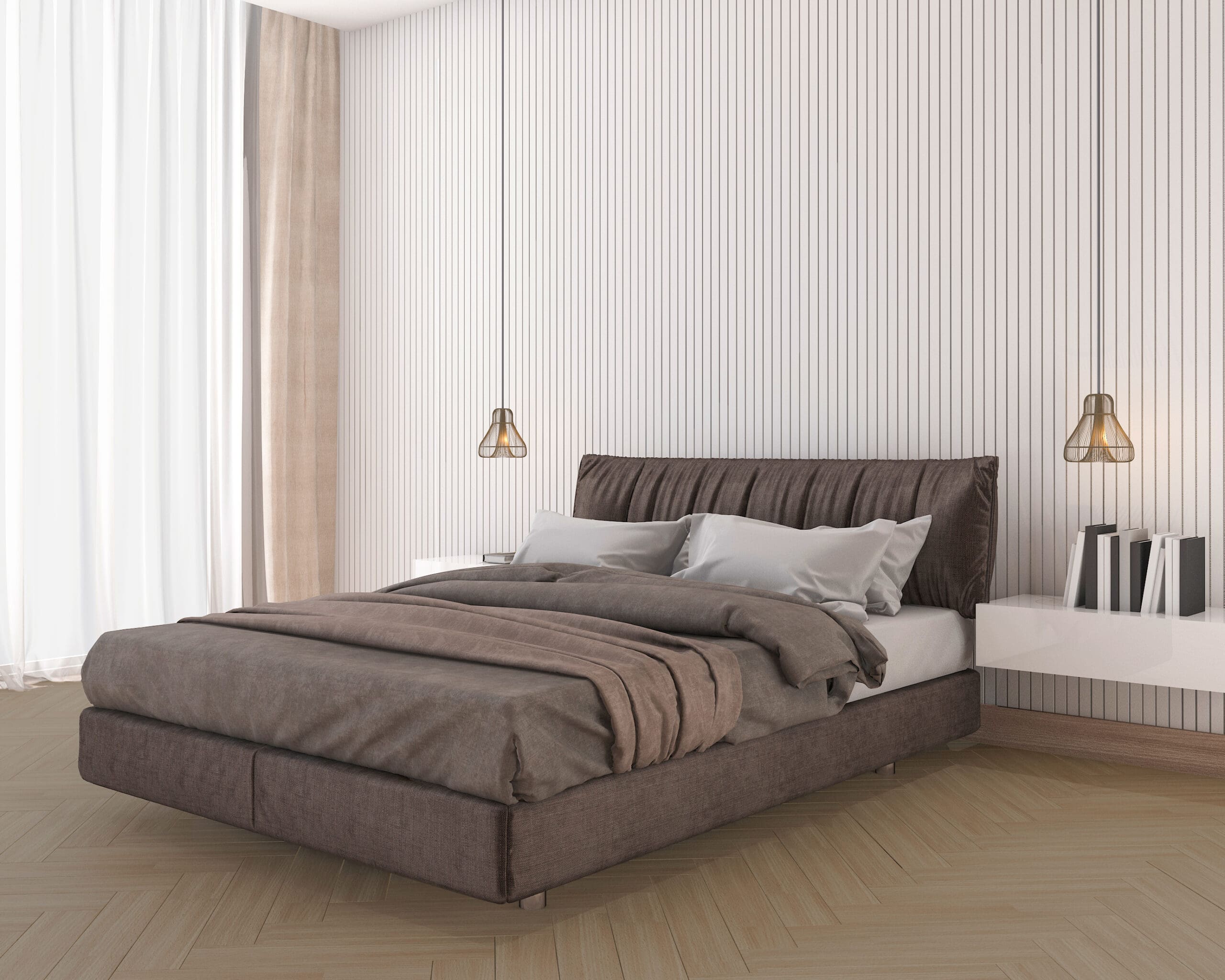 A close-up of Oatlands Coffee flooring, showcasing its rich coffee-coloured finish with fine wood grain textures. This luxurious flooring choice enhances any space with its sophisticated and warm appeal.