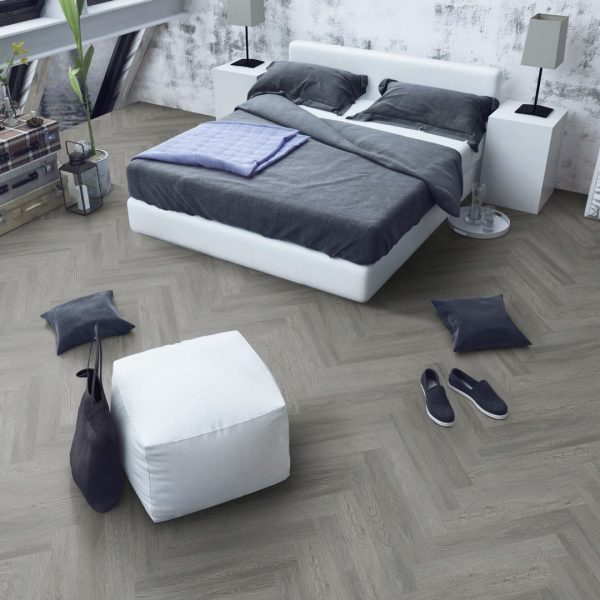 Editions Herringbone Buckingham Grey (6.5mm)